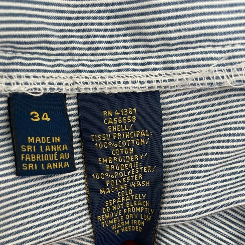 Polo Ralph Lauren ALL OVER PONY SEERSUCKER Stripe Classic Fit 9” Shorts Men’s 34